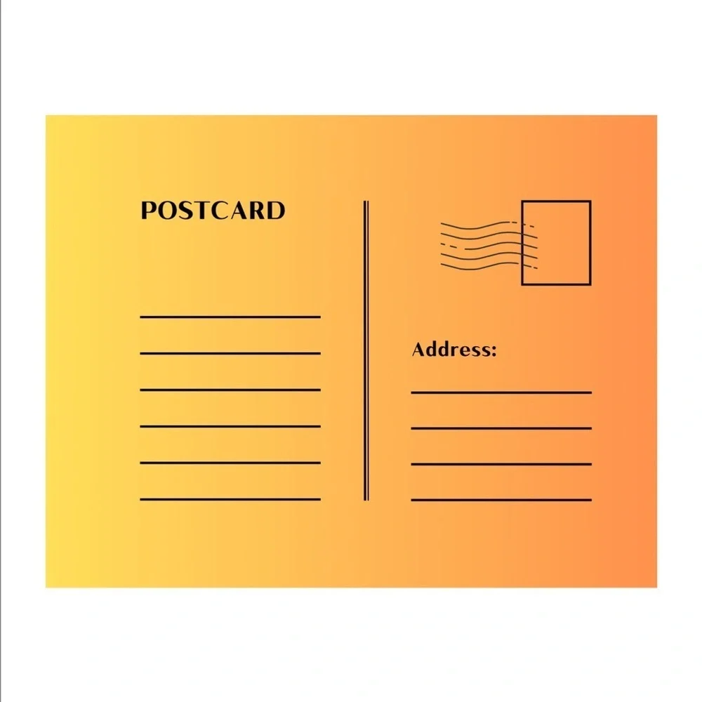 Set of 10 Thank You Post Cards